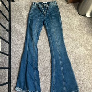 Flying money flare jeans